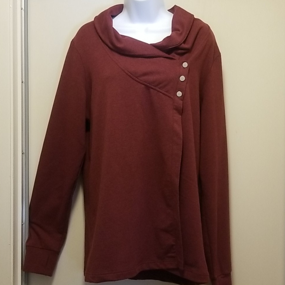 🔥Burgundy Danskin Jacket🔥